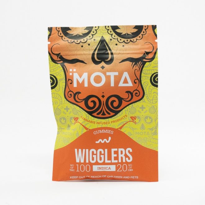 Indica THC:CBD 5:1 Wiggler Gummy Worms by Mota Cannabis for Pain | My Supply Co. | Consciously curated cannabis Package