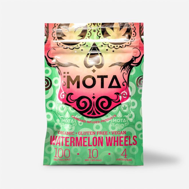 MOTA Edibles Vegan Watermelon Wheels (Organic, Gluten-Free) Front