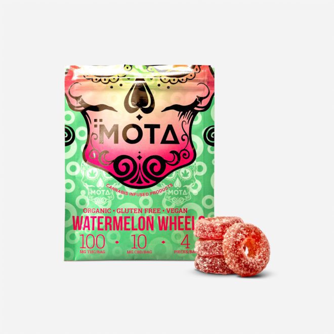 MOTA Edibles Vegan Watermelon Wheels (Organic, Gluten-Free)