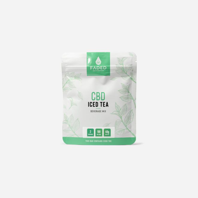 Faded Cannabis Co. CBD Iced Tea Mix - 100mg | My Supply Co.