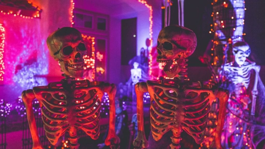 Fun Cannabis Recipes to Whip Up on Halloween | Recipes | My Supply Co. Skeletons celebrate Halloween at a party