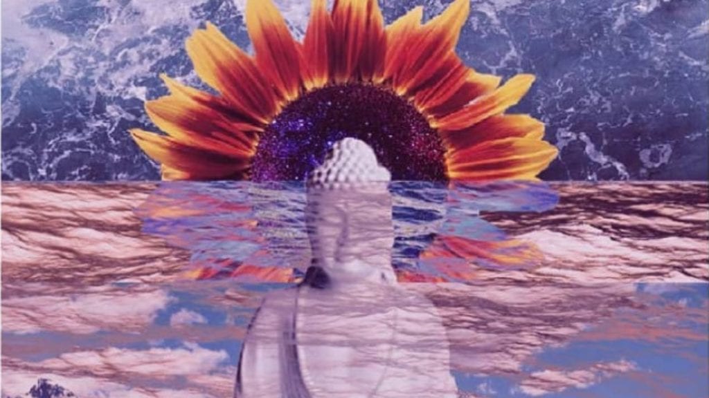 What it Feels Like to Take Magic Mushrooms — A Personal Account | Culture | My Supply Co. A buddha sits in the ocean with a sunflower around his head