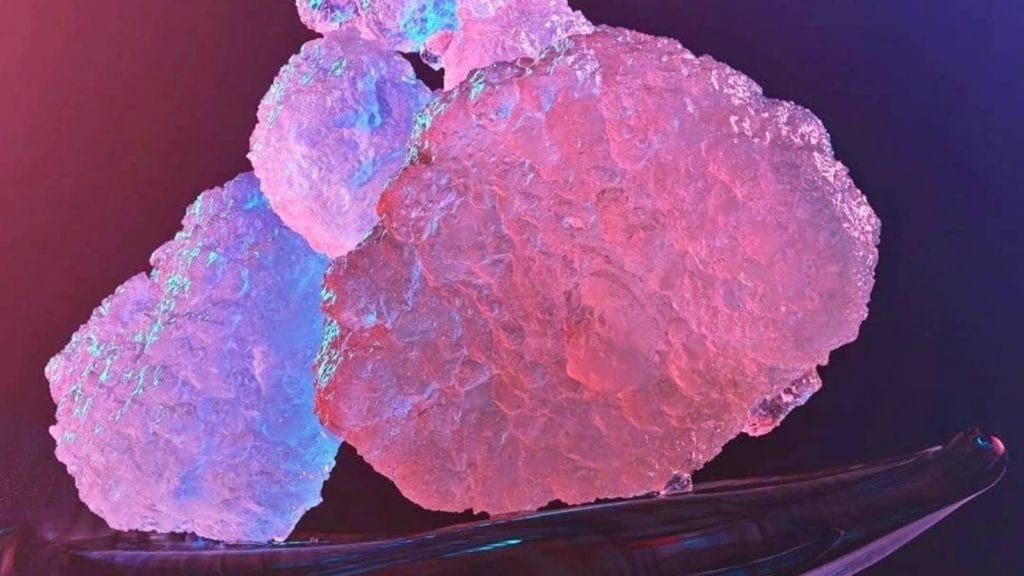 How to Choose Between Full-Spectrum, Broad-Spectrum, & Isolates | Cannabis 101 | My Supply Co. A close up of a cBD or THC isolate crystal