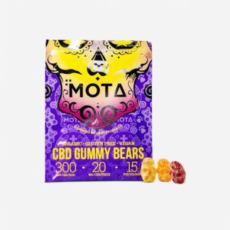 MOTA Edibles Vegan CBD Gummy Bears (Organic, Gluten-Free)