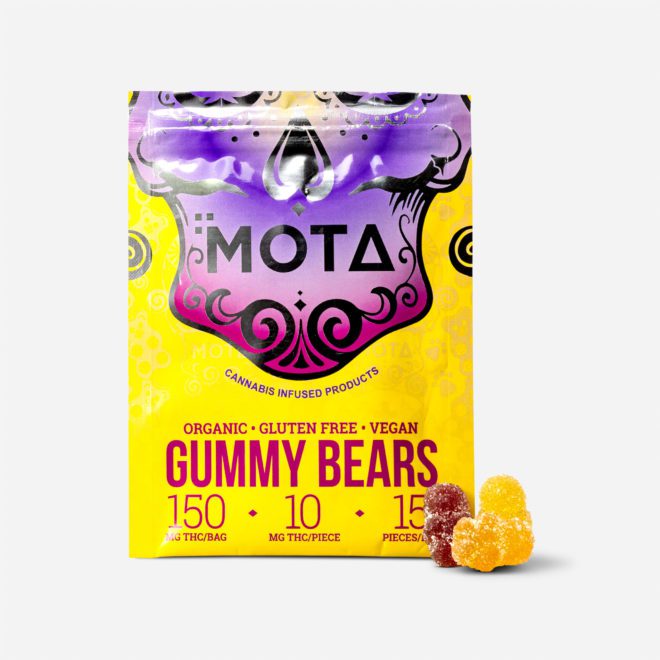 MOTA Edibles Vegan THC Gummy Bears (Organic, Gluten-Free)