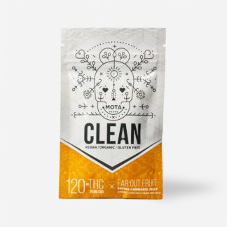 MOTA Edibles Clean Far Out Fruit Sativa THC Gummy (Vegan, Organic, Gluten-Free) Front