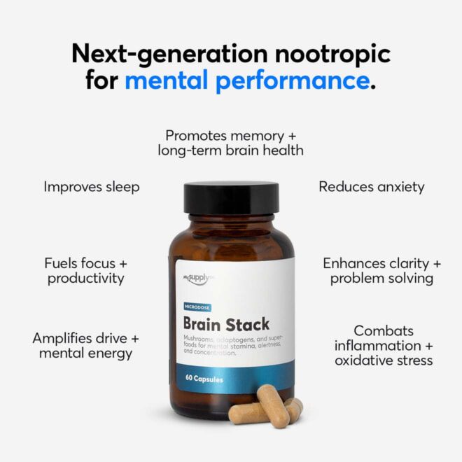 Brain-Stack-Nootropic-Capsules-Benefits Unstress Stacks → The Trinity | My Supply Co.