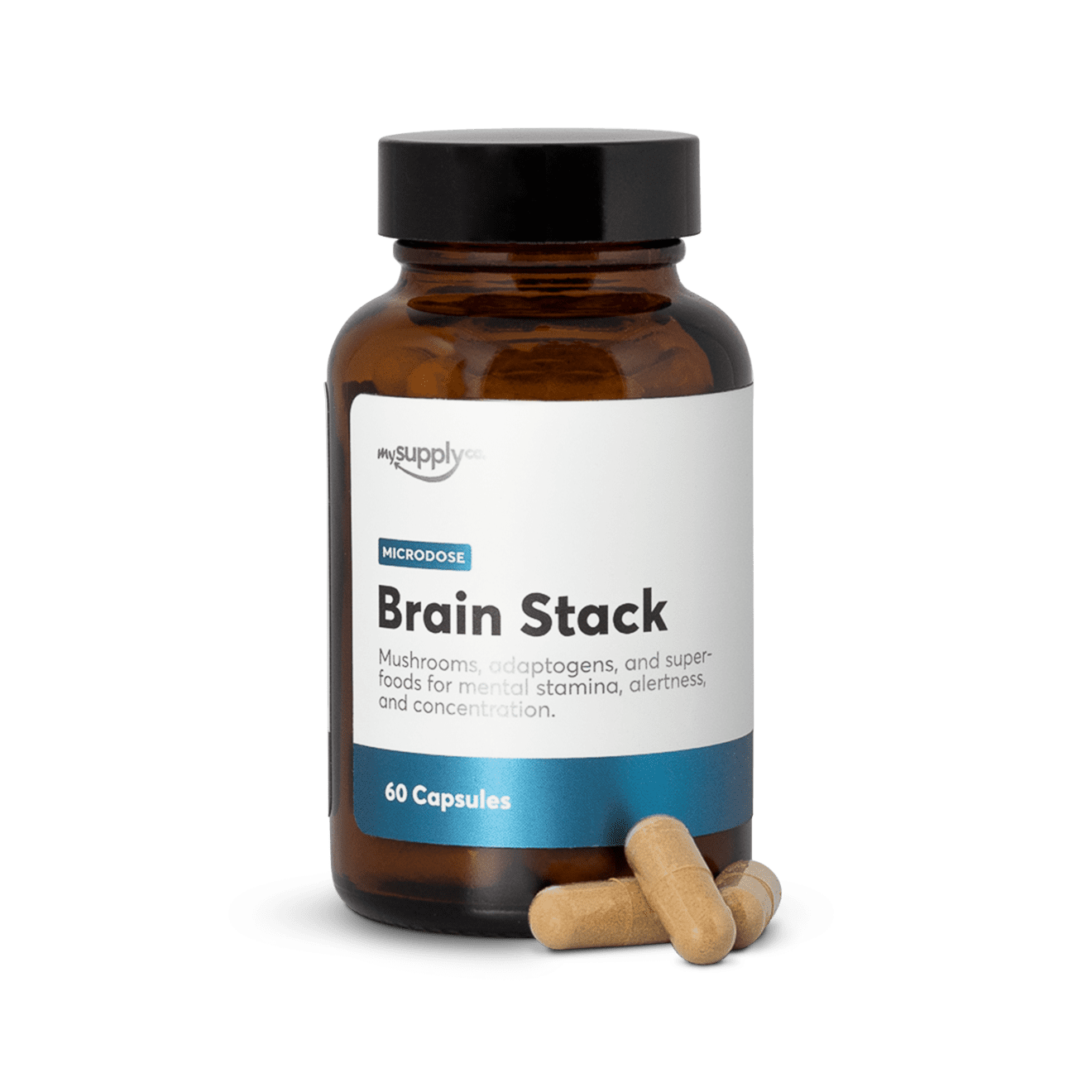 Buy Brain Stack - Nootropic Mushroom Microdose Capsules in Canada