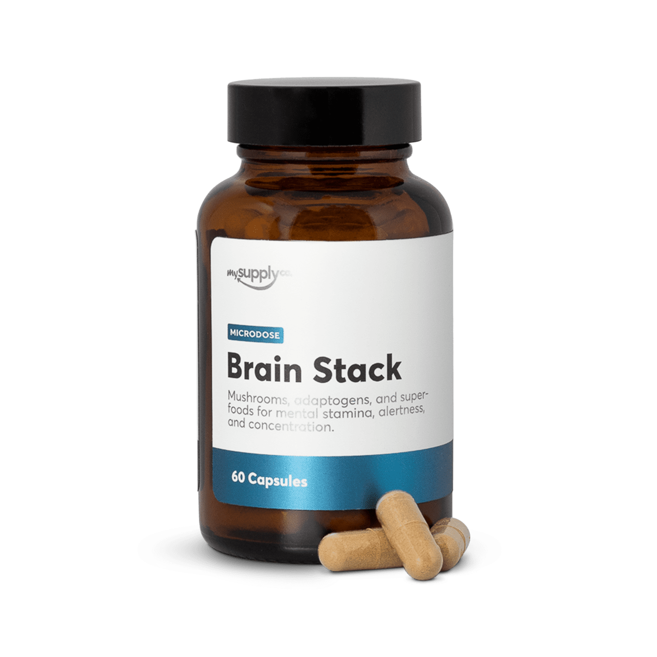 My Supply Co. | The Health Care of Now. | My Supply Co. Buy Brain Stack - Nootropic Mushroom Microdose Capsules in Canada