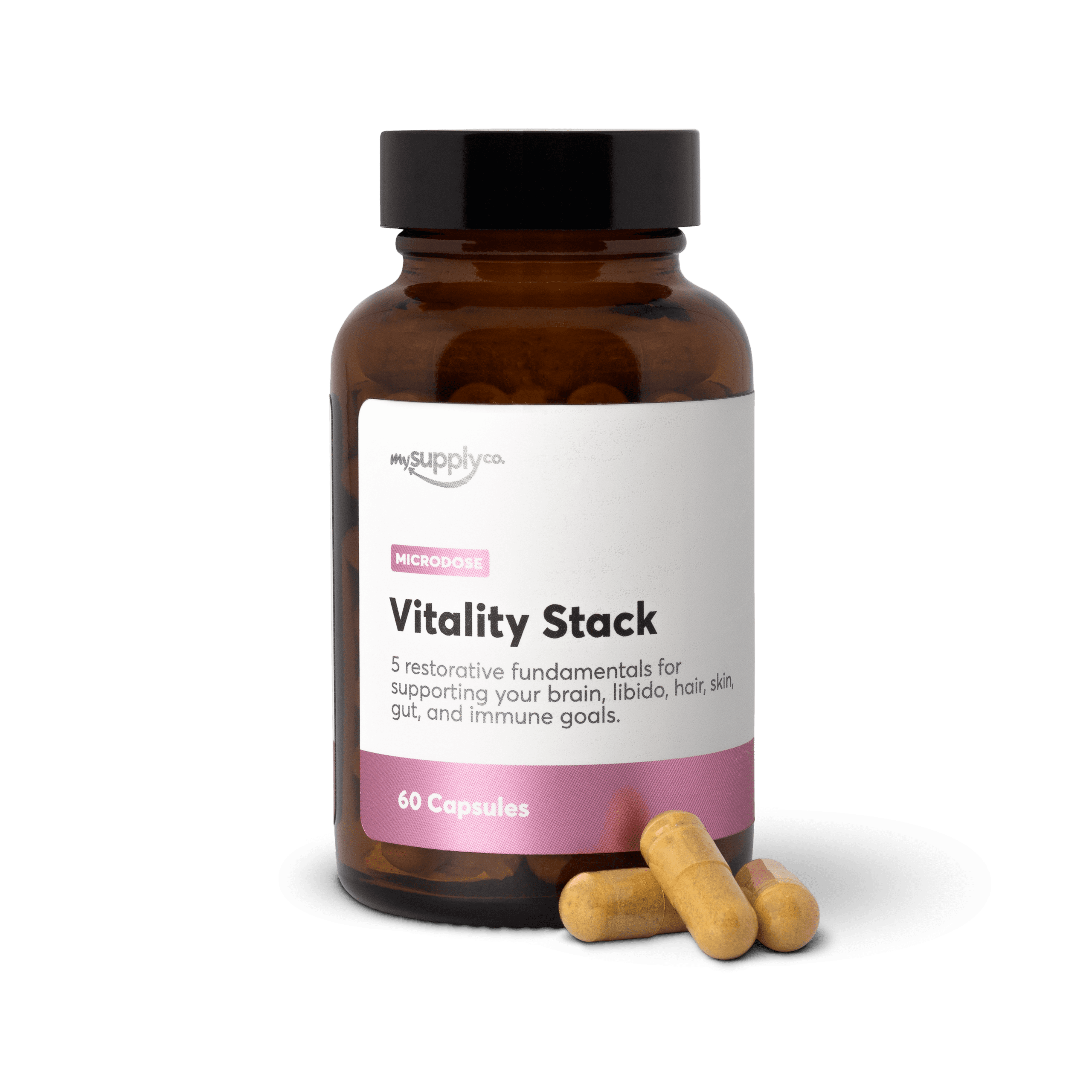 My Supply Co. | The Health Care of Now. | My Supply Co. Vitality Stack Microdose Capsules for Cellular Rejuvenation by My Supply Co.
