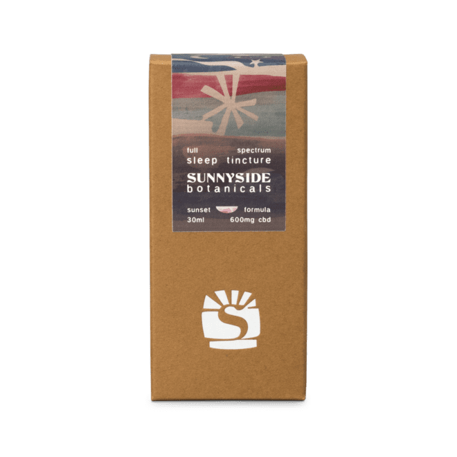 Sleep Tincture Package Front (Full-spectrum CBD) by Sunnyside Botanicals