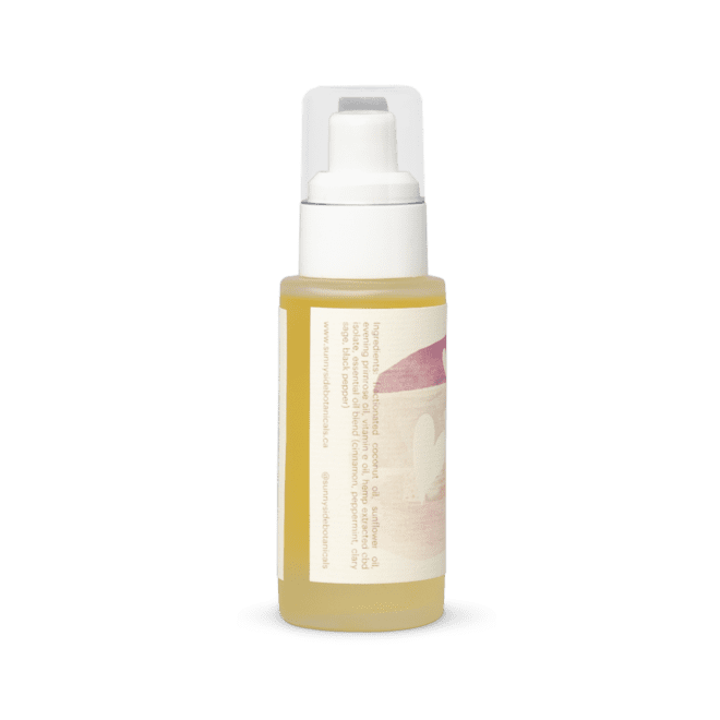 CBD Love Oil for Lube and Massage by Sunnyside Botanicals (Ingredients)