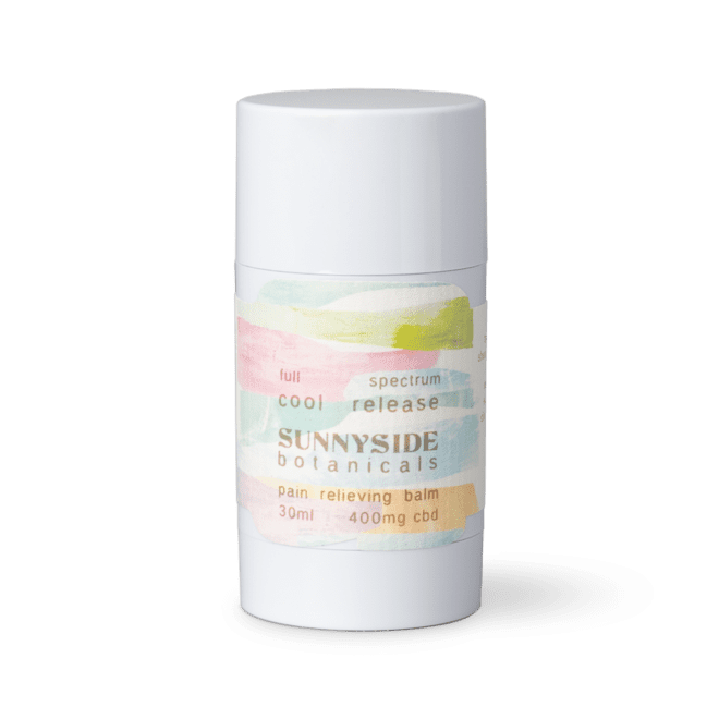 Sunnyside Botanicals Cool Release Pain Relieving CBD Balm - 400mg | My Supply Co.