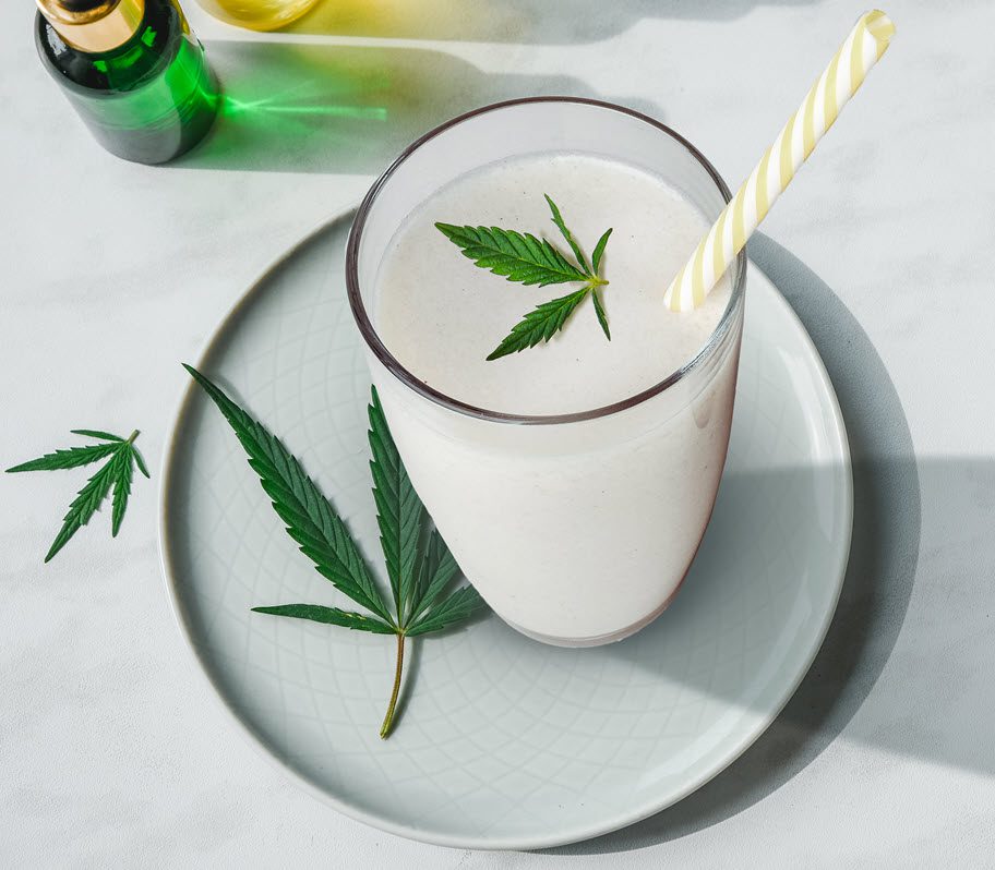 How to Make Cannabis-Infused Spiced Milk (with CBD or THC) | Recipes | My Supply Co. A photograph of spiced cannabis milk for an article on how to make spiced cannabis milk
