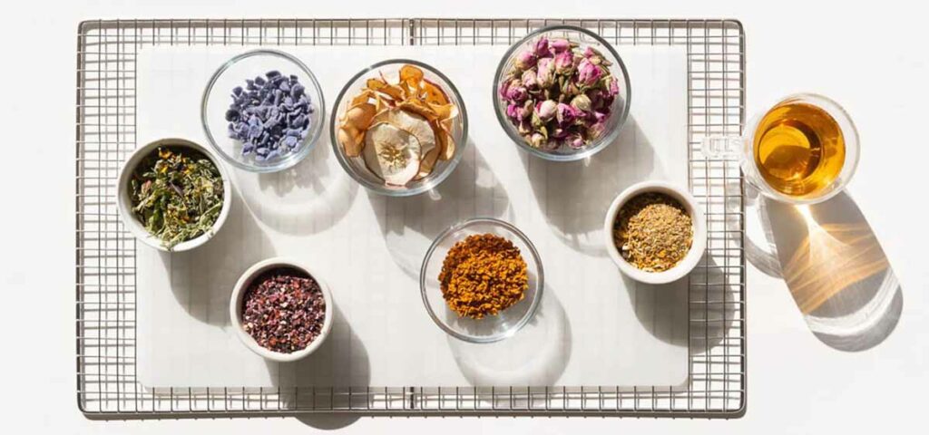 How to Make Shroom Tea: The Ultimate Mushroom Tea Guide | Living | My Supply Co. Photograph of high-quality herbs and supplements for our guide on how to make magic mushroom tea