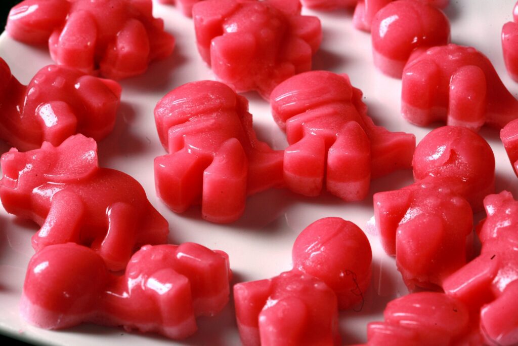 Photograph of gummies for guide to hiding the taste of magic mushrooms