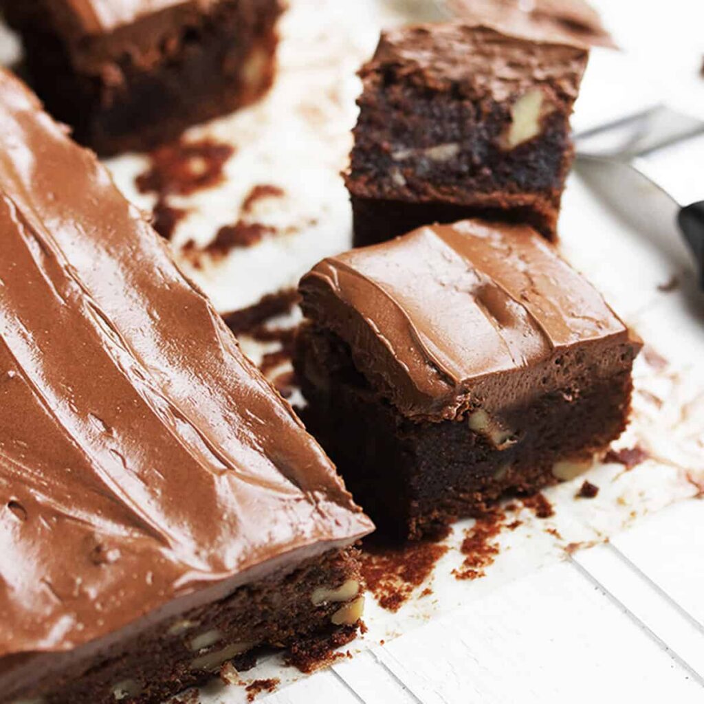 Photograph of brownies for guide on how to hide the taste of magic mushrooms