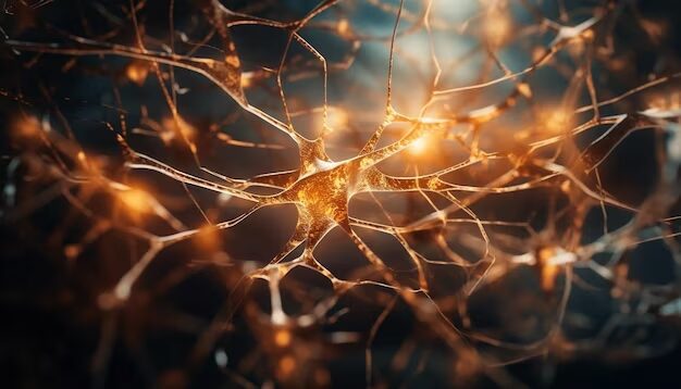 7 Ways CBD Actually Improves Brain Health and Performance | Cannabis 101 | My Supply Co. Digital art of synapses for an article about how CBD supports brain health & performance