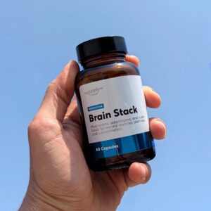 Brain Stack Psilocybin Mushroom Microdose Capsules for Article About Stamets Stack Science, Benefits, and How to Use